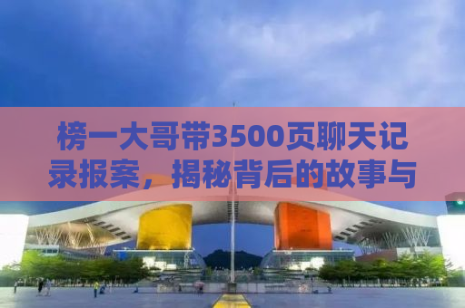 榜一大哥带3500页聊天记录报案，揭秘背后的故事与教训